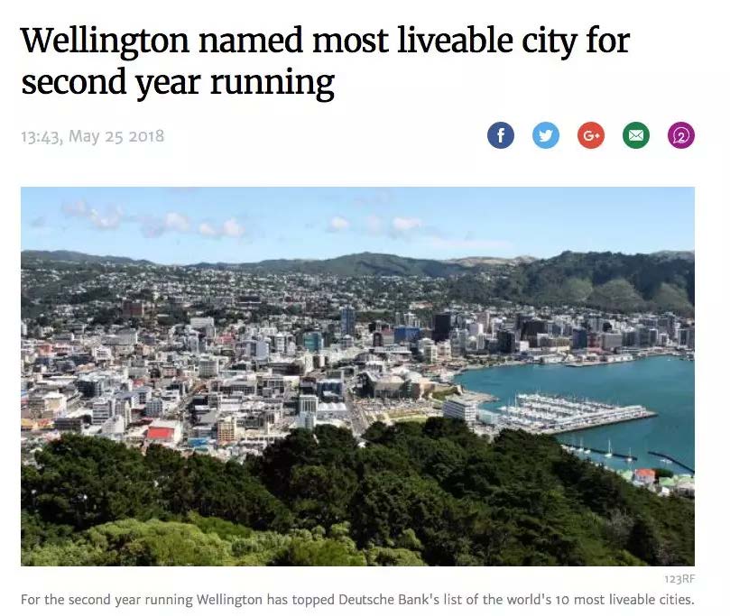 厉害了！全球最宜居城市这回又在新西兰！