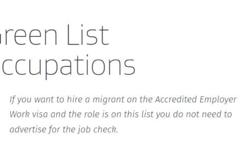 【5月11日新政】“绿色名单”取代长期短缺技能清单，成为快速移民通道