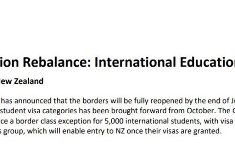 【5月11日新政】国际学生相关政策改革-涉及学生签证要求及毕业工签政策