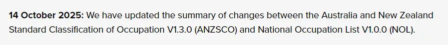 从 ANZSCO 到 NOL：一文了解国家职业清单：你的岗位在列吗？