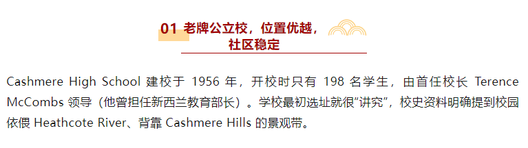 想在基督城读一所“学术硬、活动强、管理稳”的公立高中？这所 1956 年建校的 Cashmere High School 值得你认真了解!