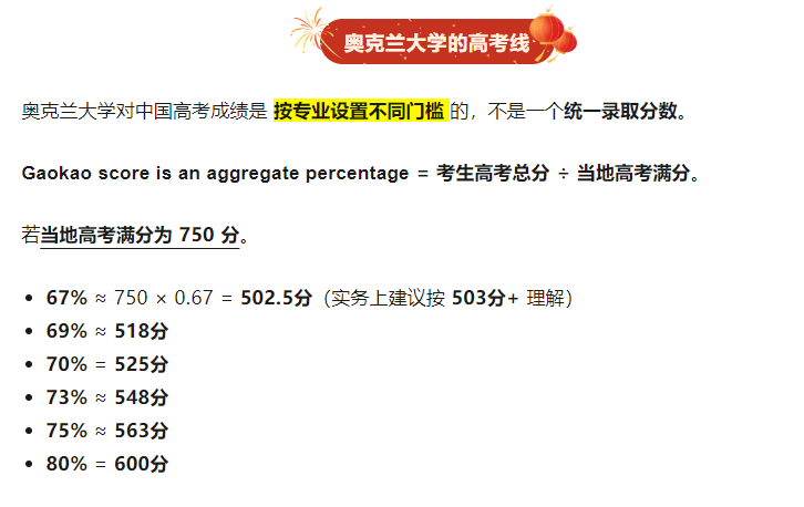 高考分数够不够申新西兰八大？直录分数要求+预科/国际大一+高一高二提前规划全指南