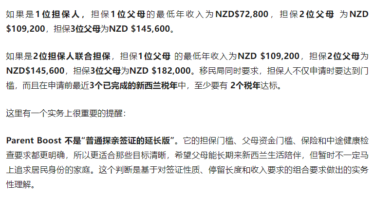 新西兰父母签证越来越“看财力”了：Parent Boost 门槛涨了，父母团聚还在等“中奖”，父母退休移民调整还远吗？