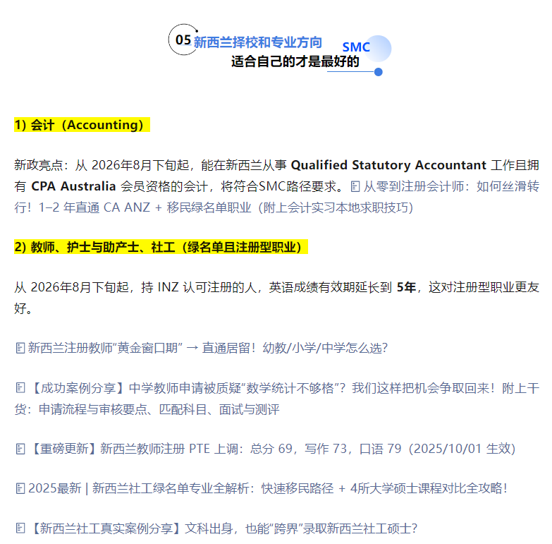 【官宣解读】2026年8月技术移民再细化：两条新通道、红橙名单、工资不追涨，留学生怎么选专业更稳？
