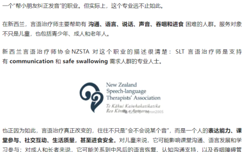 想在新西兰成为言语治疗师？这些 NZSTA 认证课程、绿名单逻辑和申请重点，一定要先看懂！
